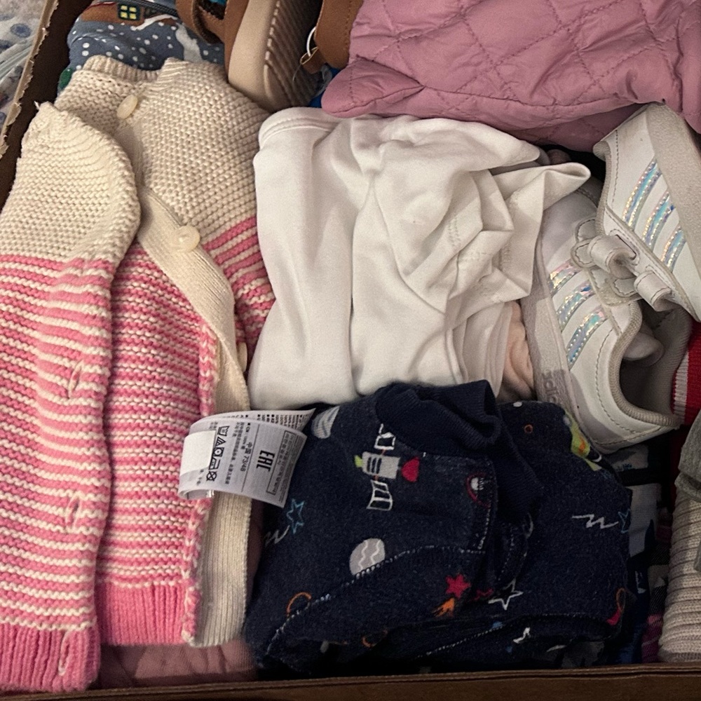 Assorted children’s clothing